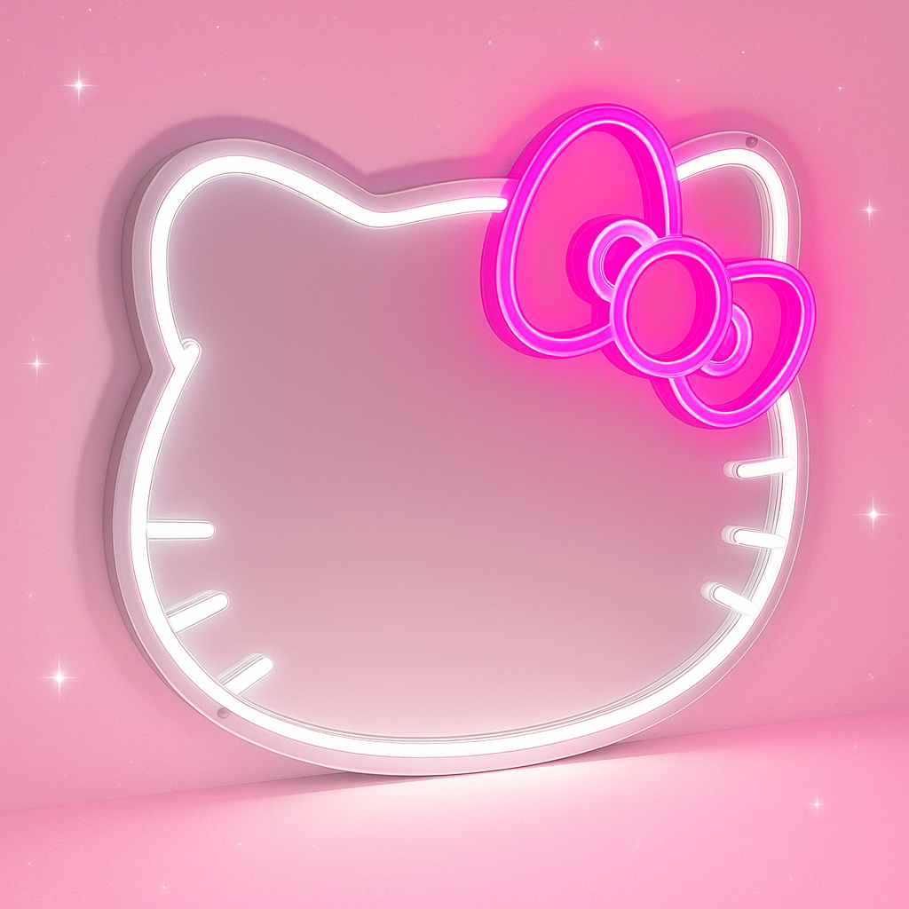 Kitty Kawaii Cat LED Vanity Mirror